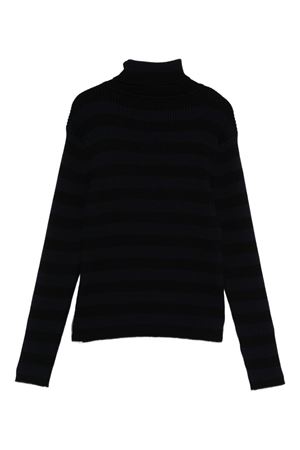 black virgin wool jumper BALMAIN PARIS KIDS | BX9A40Z3297930BL